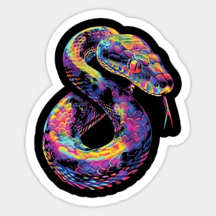 Ball Python Snake Pop Art Sticker